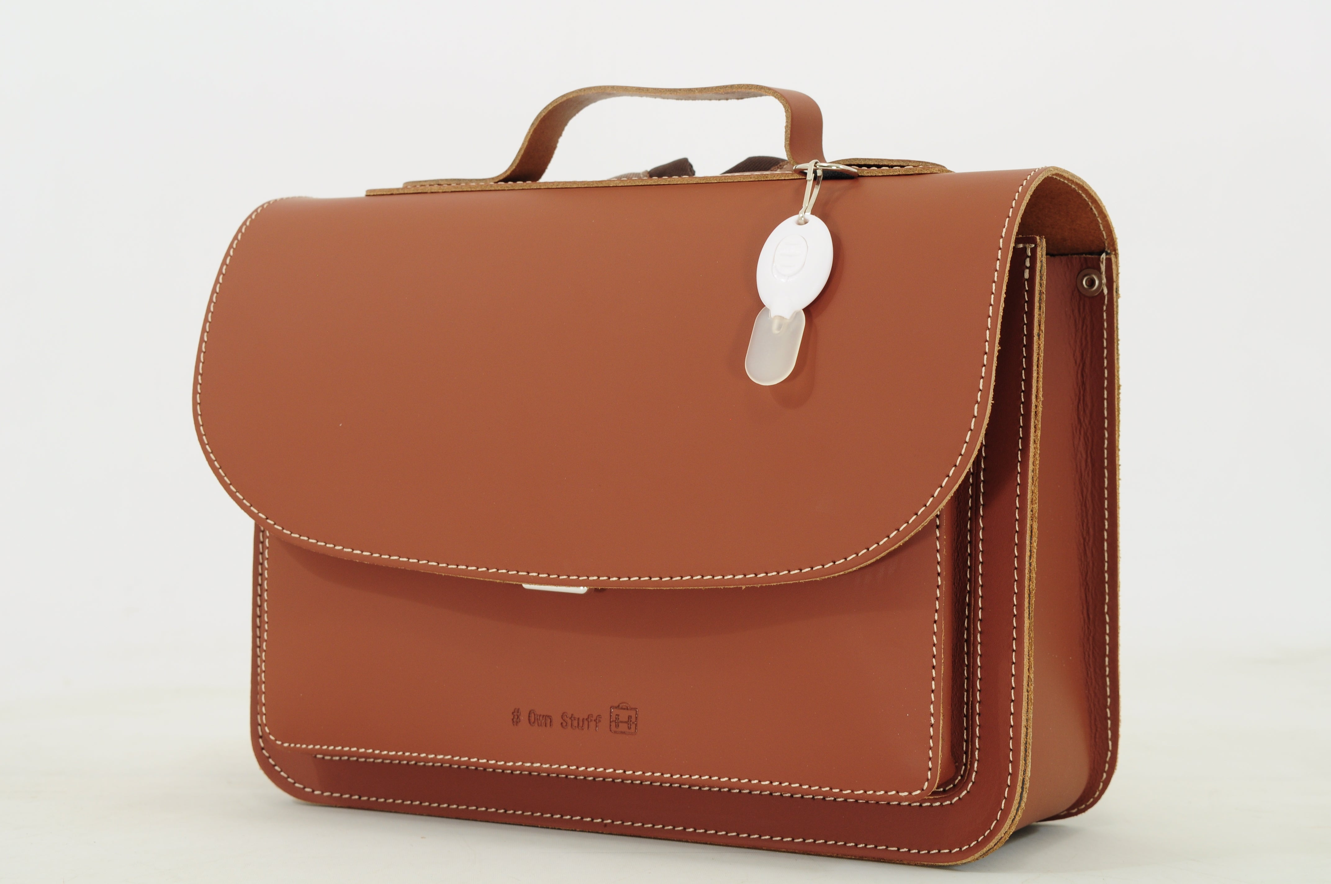 Own Stuff | Lederen kleuterboekentas chestnut