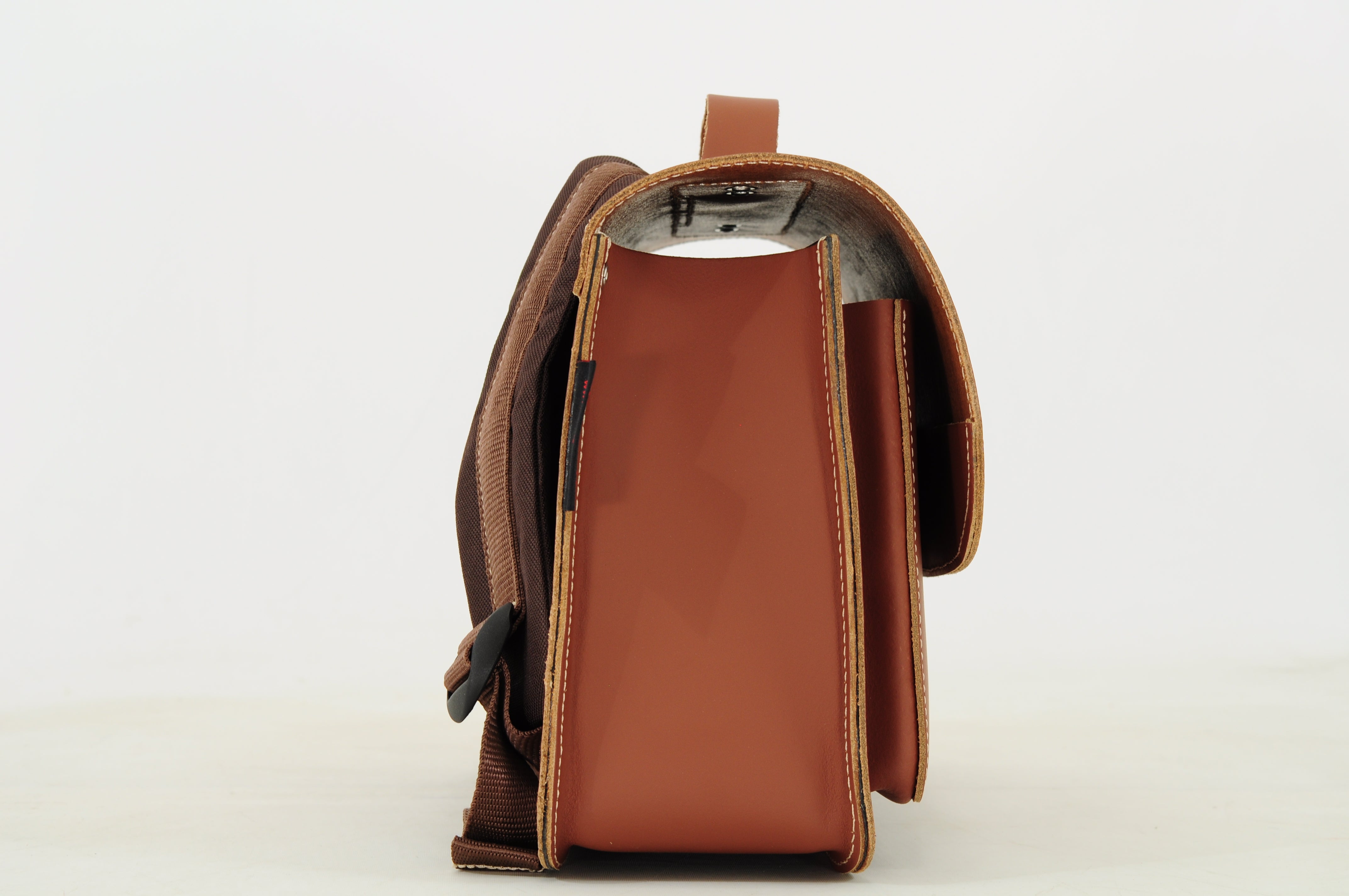 Own Stuff | Lederen kleuterboekentas chestnut