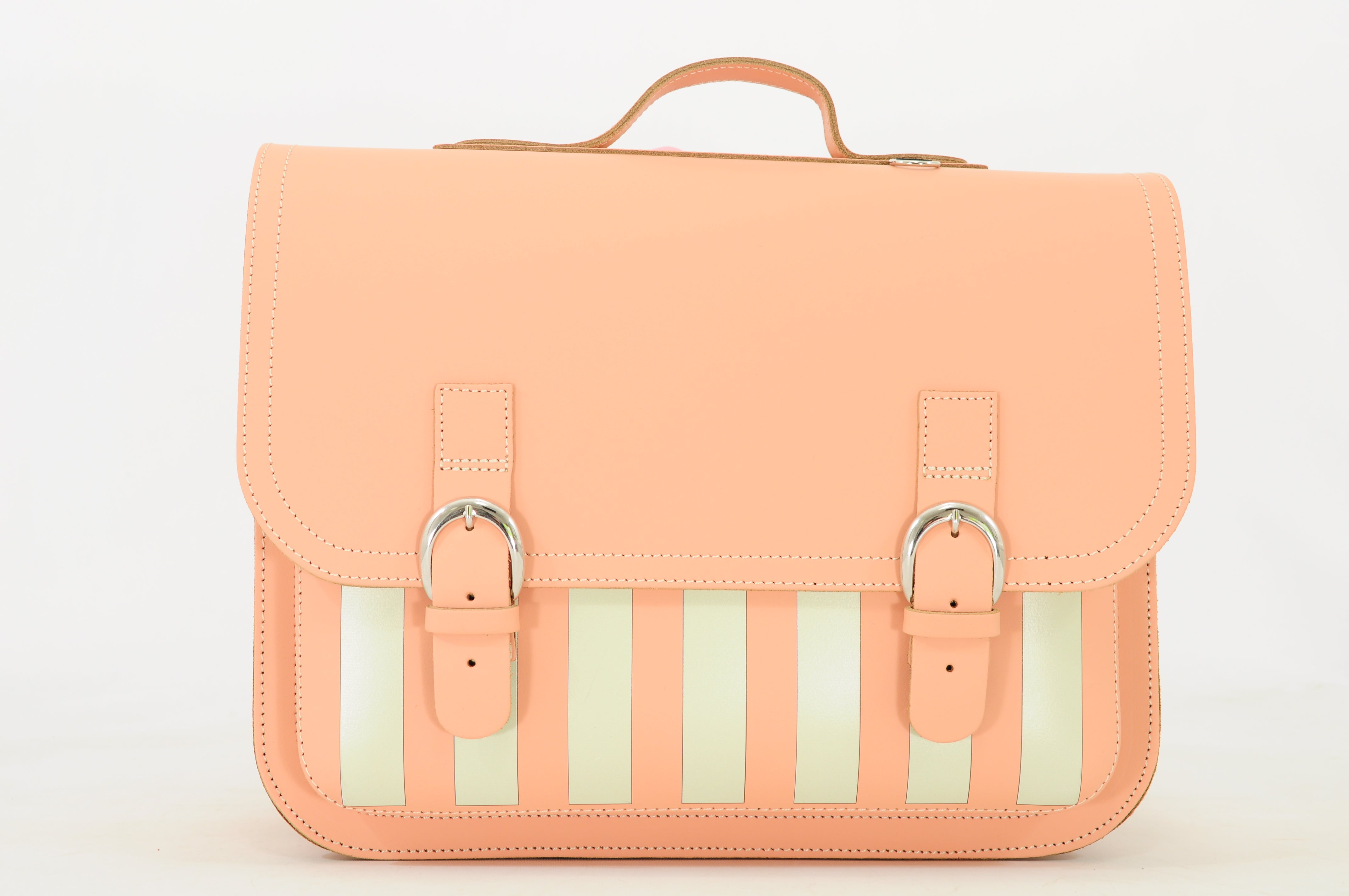 Own Stuff | Lederen boeketas classic beach peach
