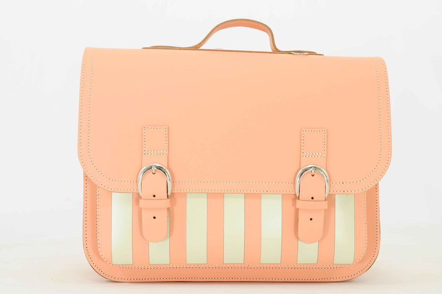 Own Stuff | Lederen boeketas classic beach peach