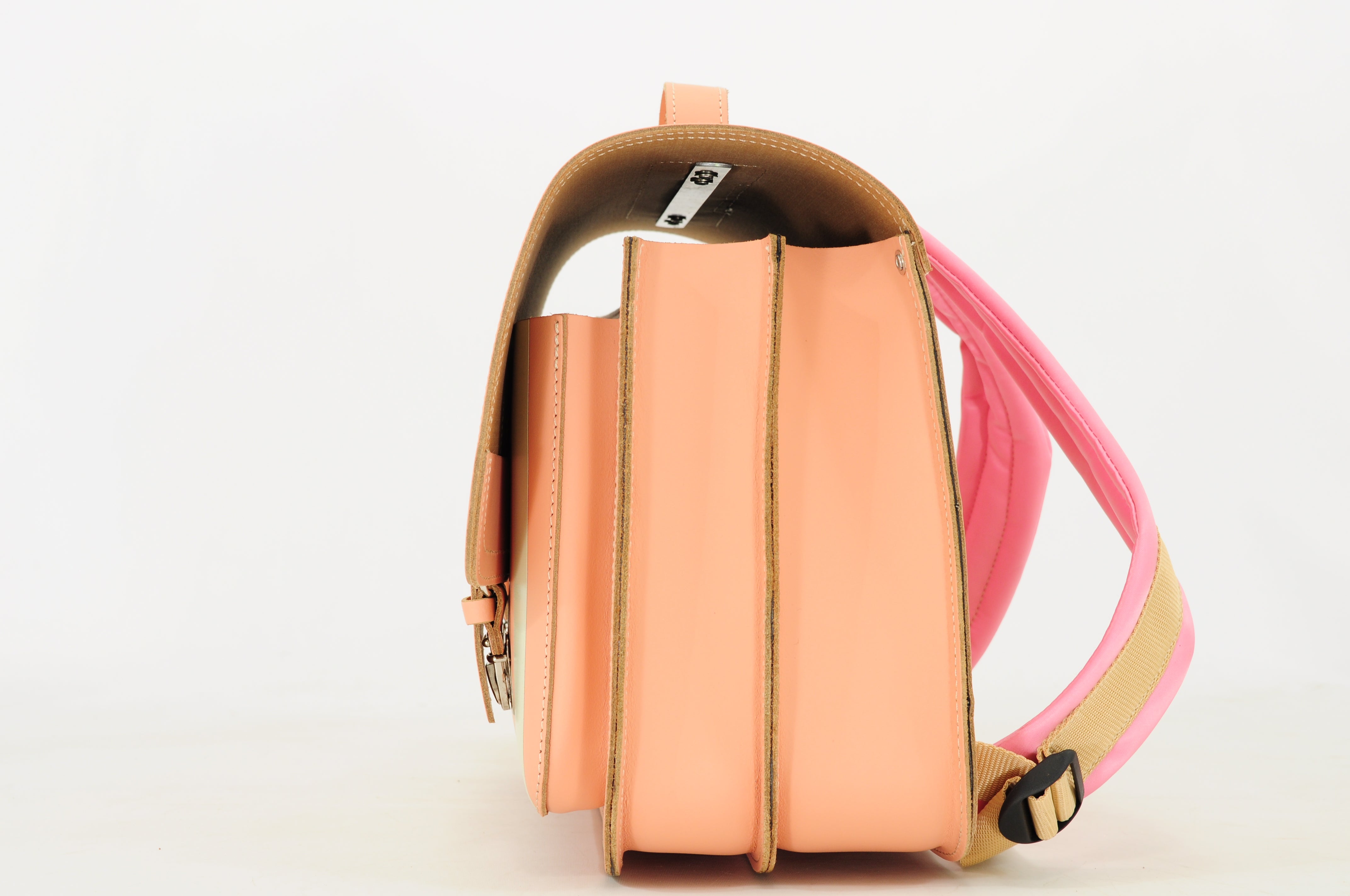 Own Stuff | Lederen boeketas classic beach peach