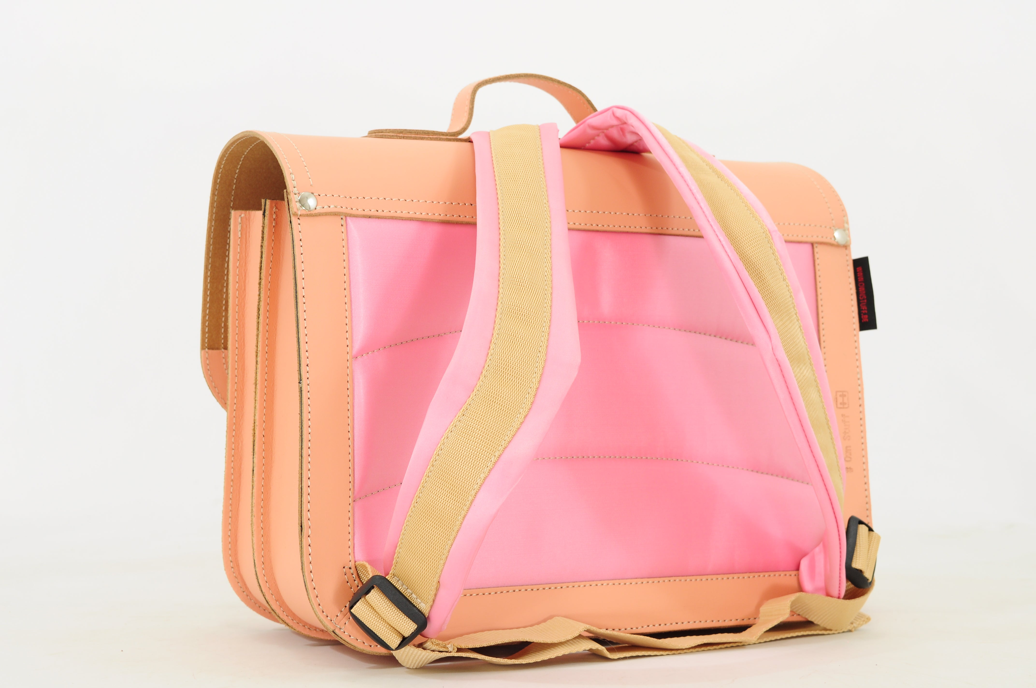 Own Stuff | Lederen boeketas classic beach peach
