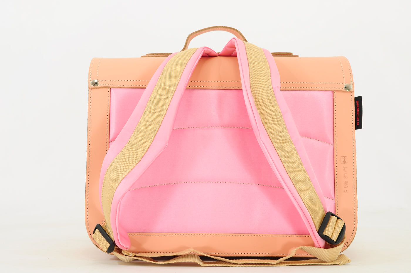 Own Stuff | Lederen boeketas classic beach peach