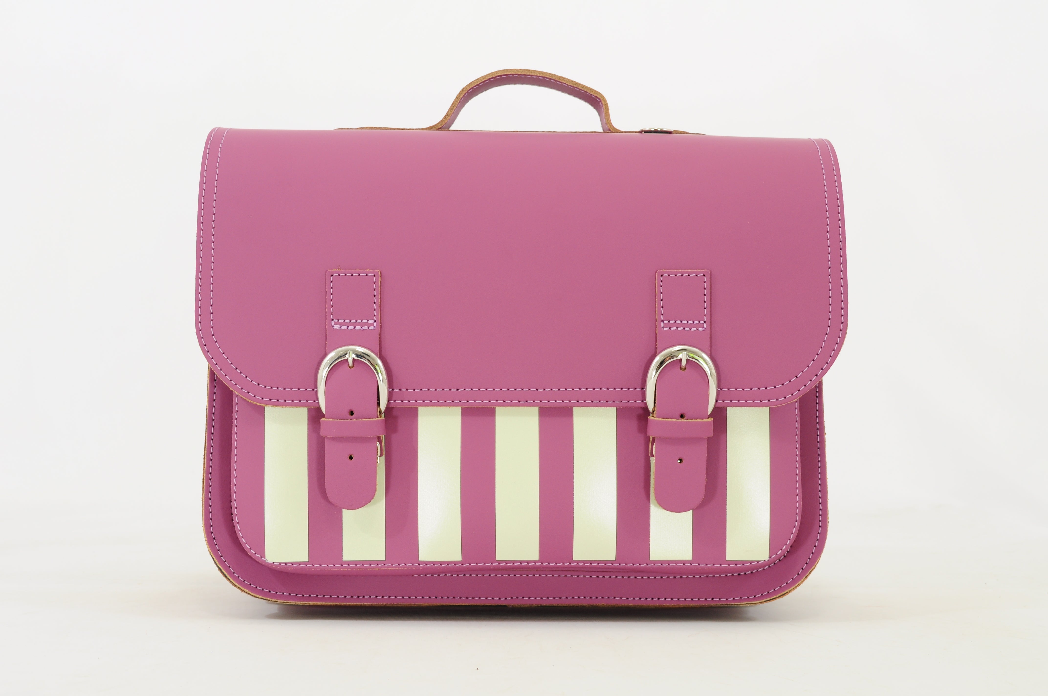 Own Stuff | lederen boekentas classic beach plum