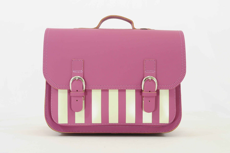 Own Stuff | lederen boekentas classic beach plum