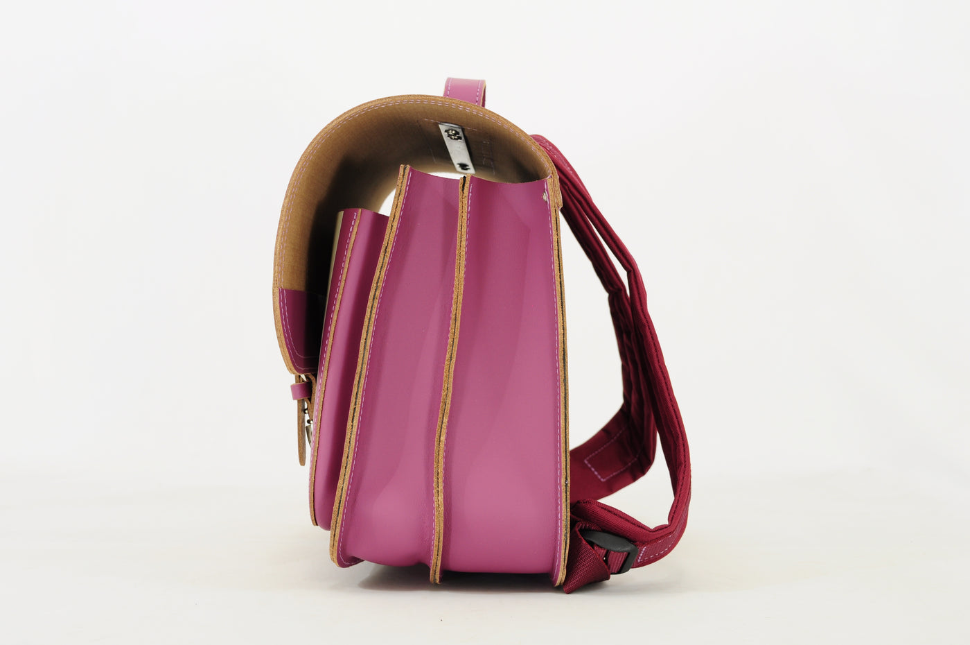 Own Stuff | lederen boekentas classic beach plum