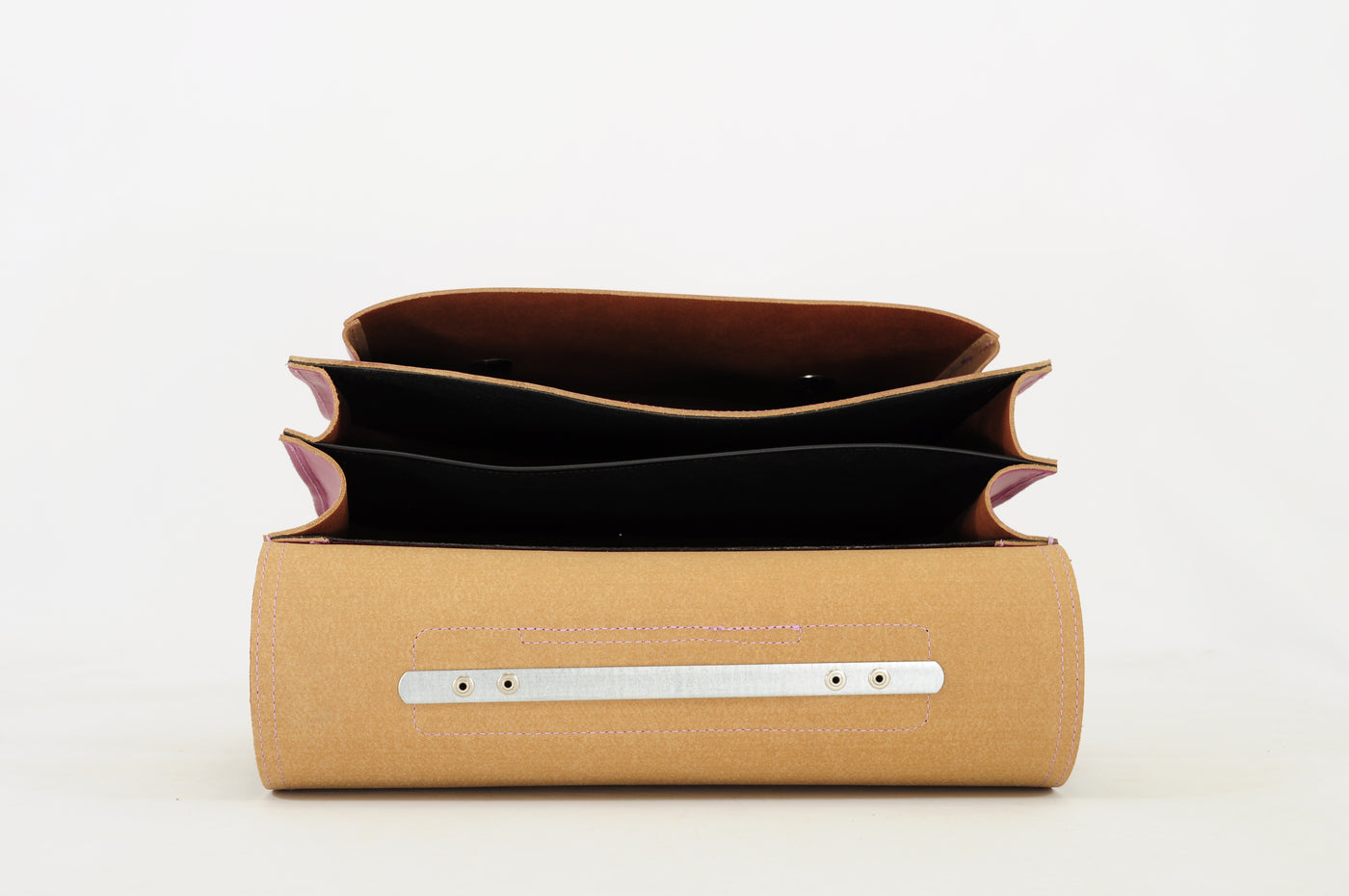 Own Stuff | lederen boekentas classic beach plum