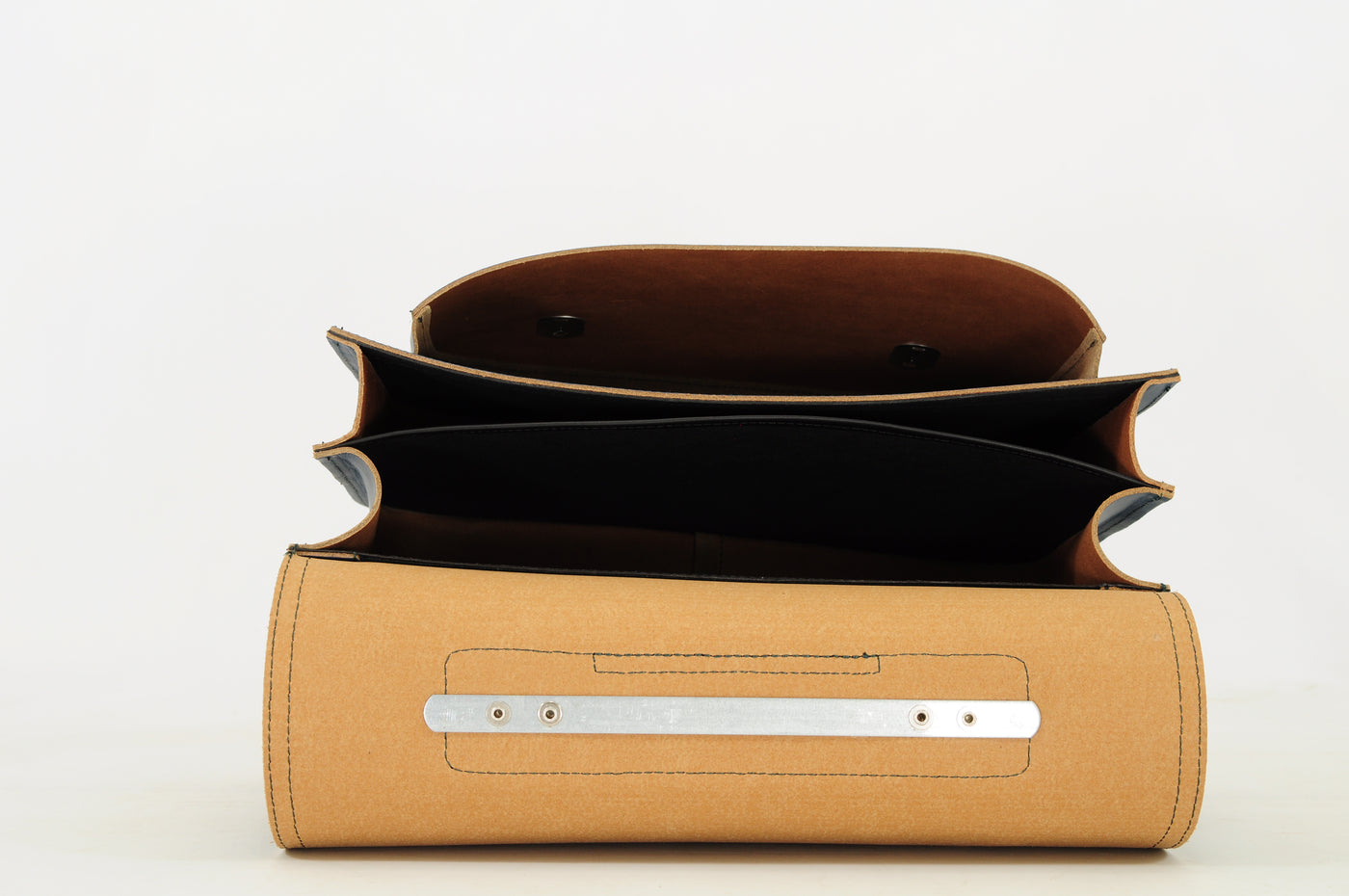 Own Stuff | lederen boekentas classic tennis petrol