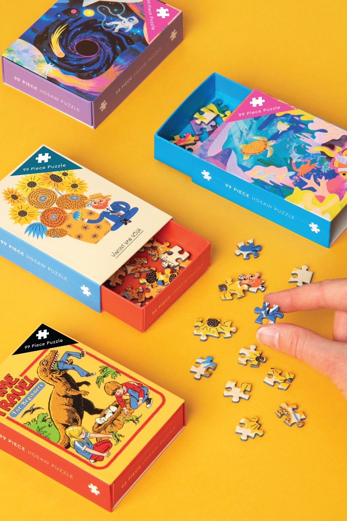Ohh Deer pond life Mini Matchbox Jigsaw Puzzle - foto 2