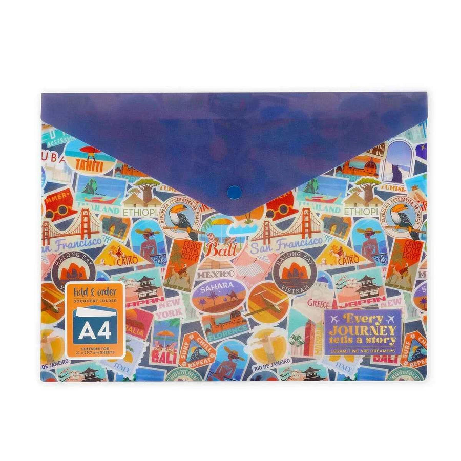 Legami | documentmap fold & order travel stickers