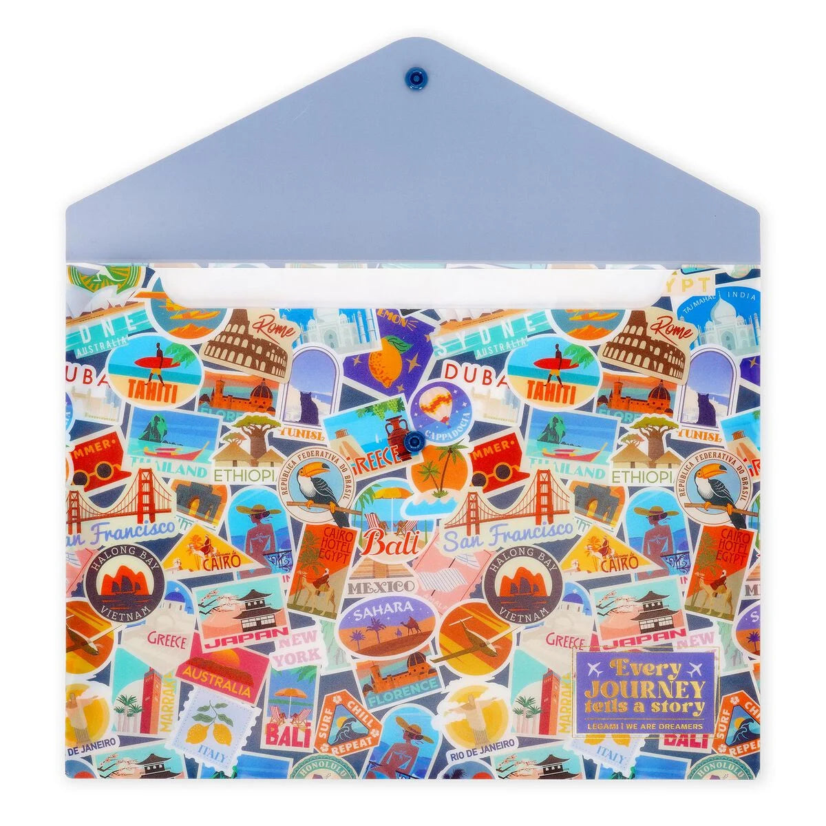 Legami | documentmap fold & order travel stickers