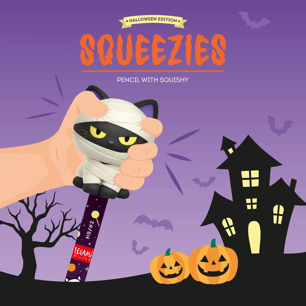 Legami | kitty squeezies pencil with squishy