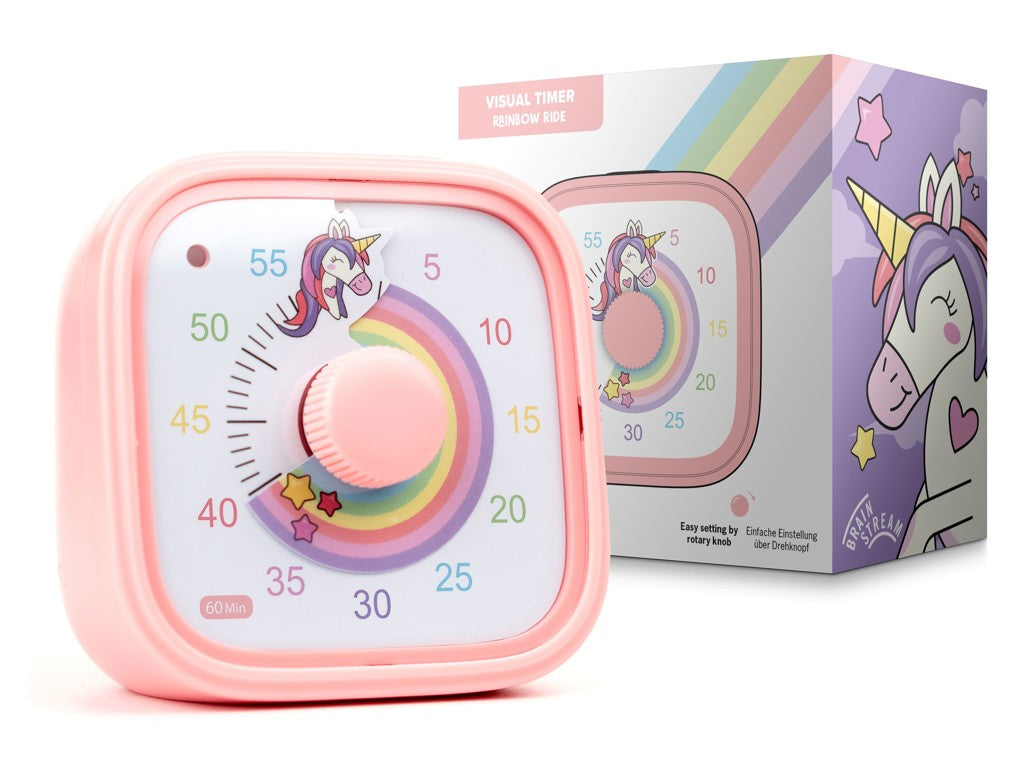 Brainstream | visual timer regenboog