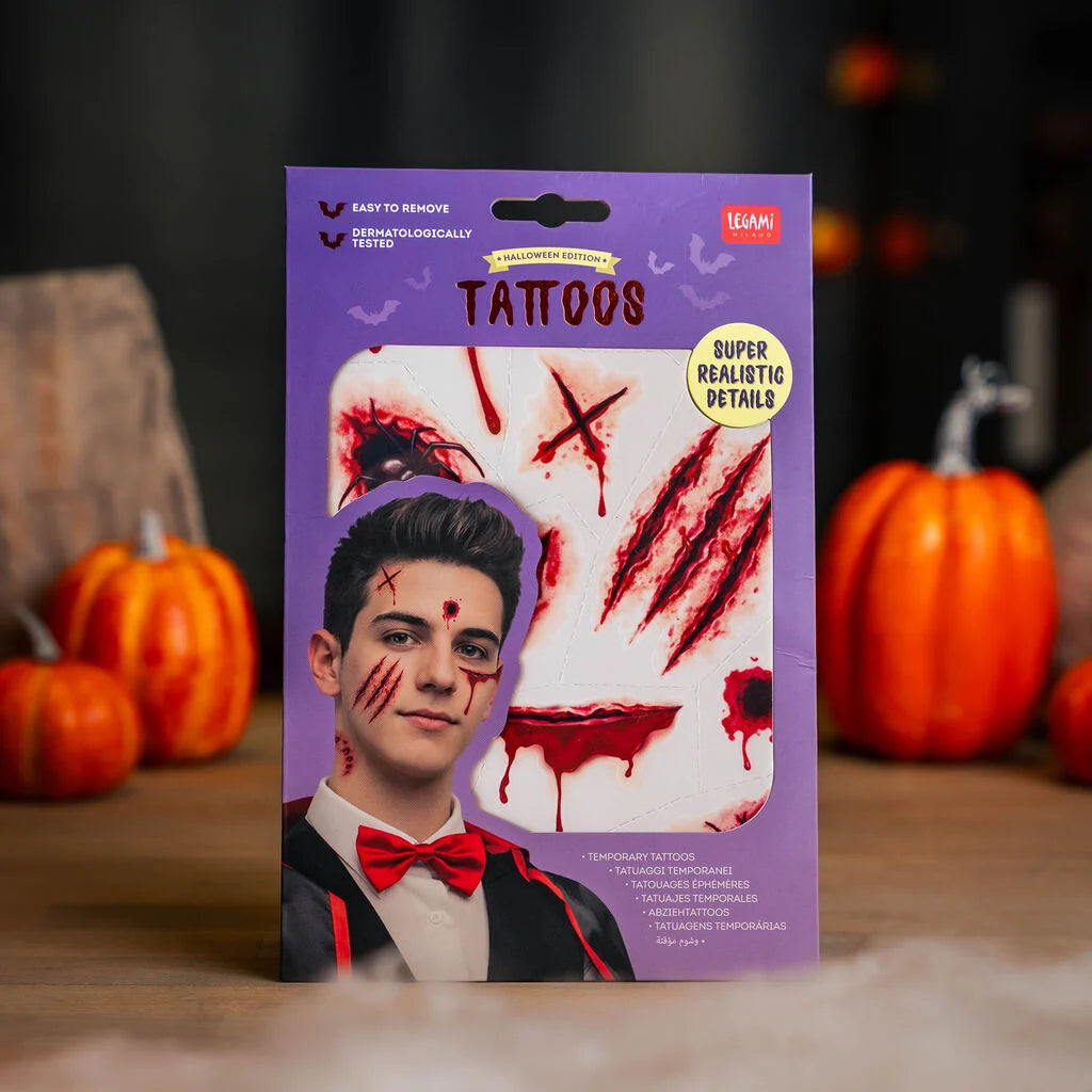 Legami | tijdelijk tattoo halloween scar creepy