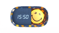 MOB | dreamy clock smiley world blue