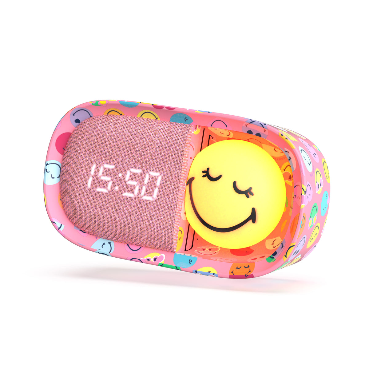 MOB | dreamy clock smiley world pink