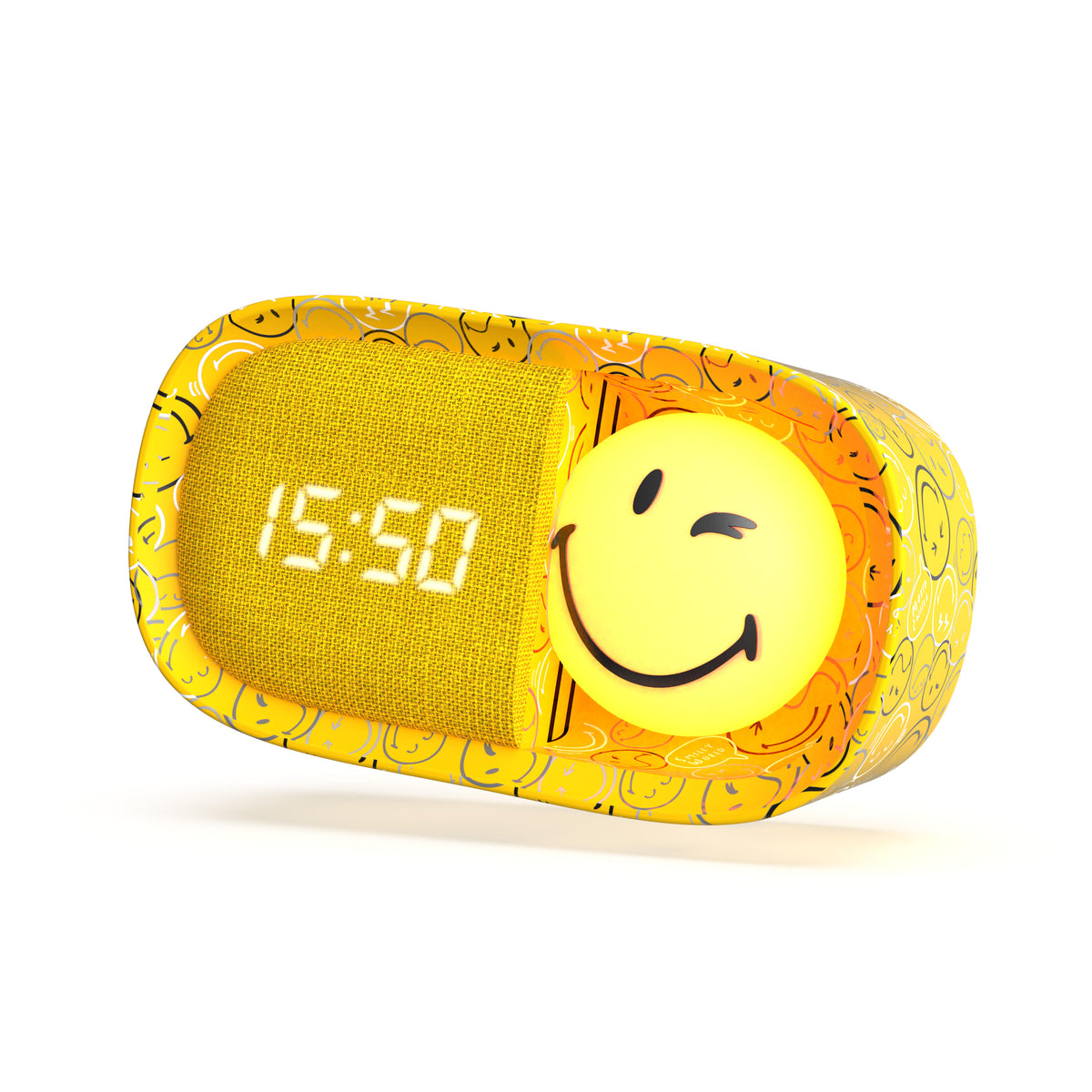 MOB | dreamy clock smiley world yellow