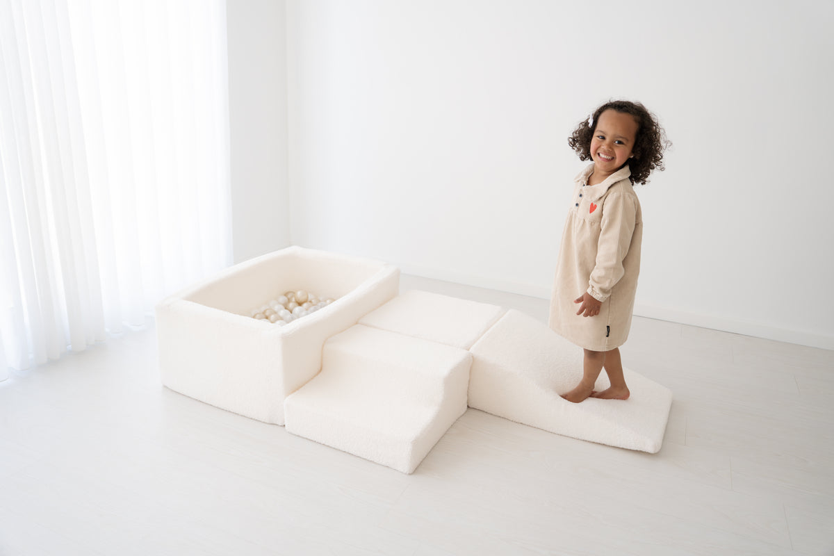 Sense2Play Ballenbad 4-in-1 Foam Speelset Boucle Cream +12m - foto 7