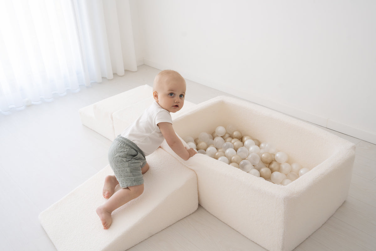 Sense2Play Ballenbad 4-in-1 Foam Speelset Boucle Cream +12m - foto 8