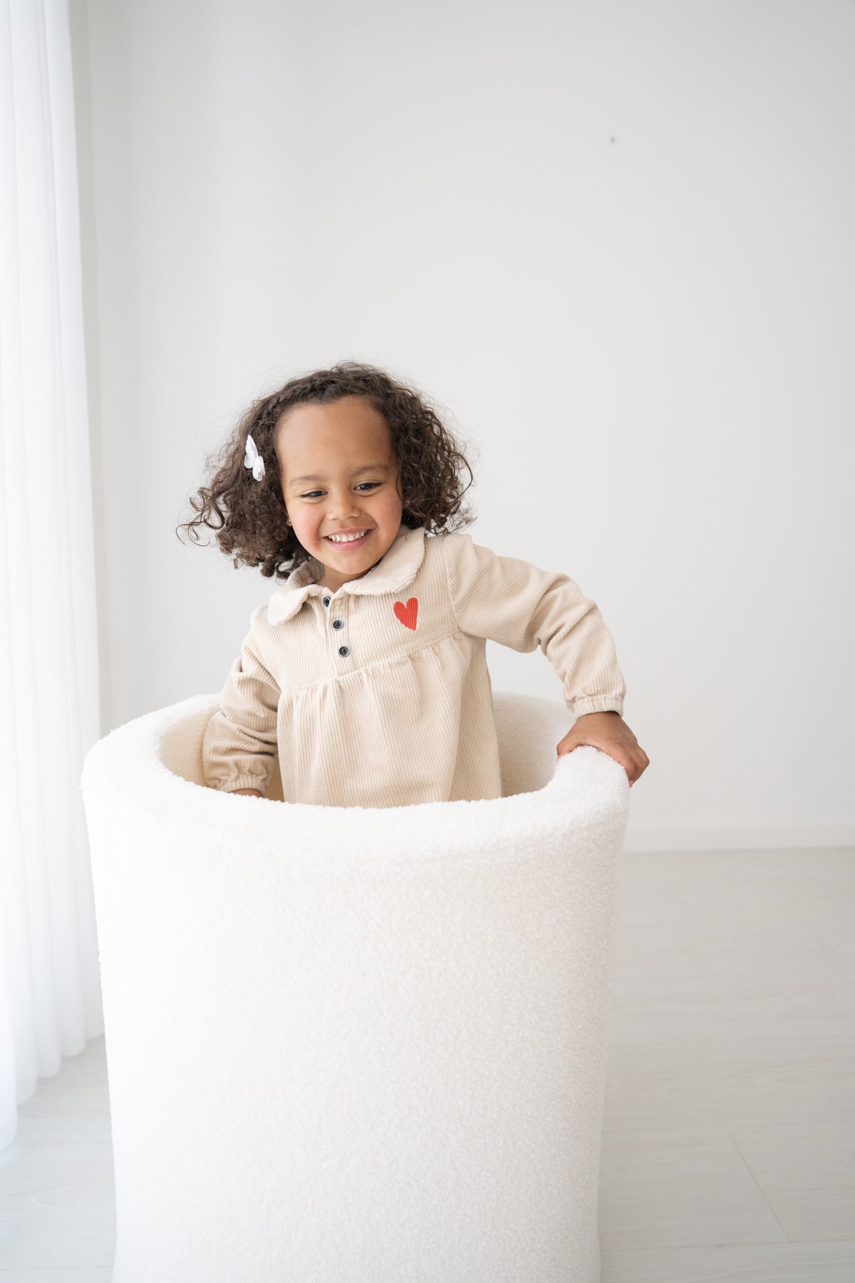Sense2Play | Kruiprol Avonturen Foam Tunnel Bouclé Cream +12m