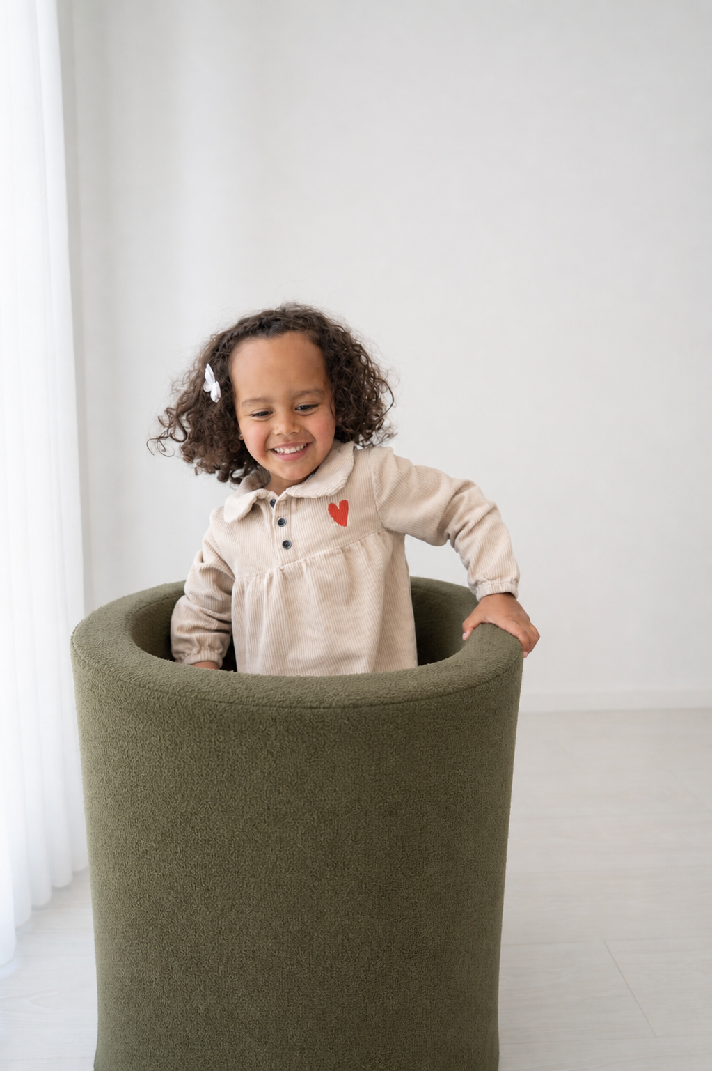 Sense2Play | Kruiprol Avonturen Foam Tunnel Corduroy Green +12m