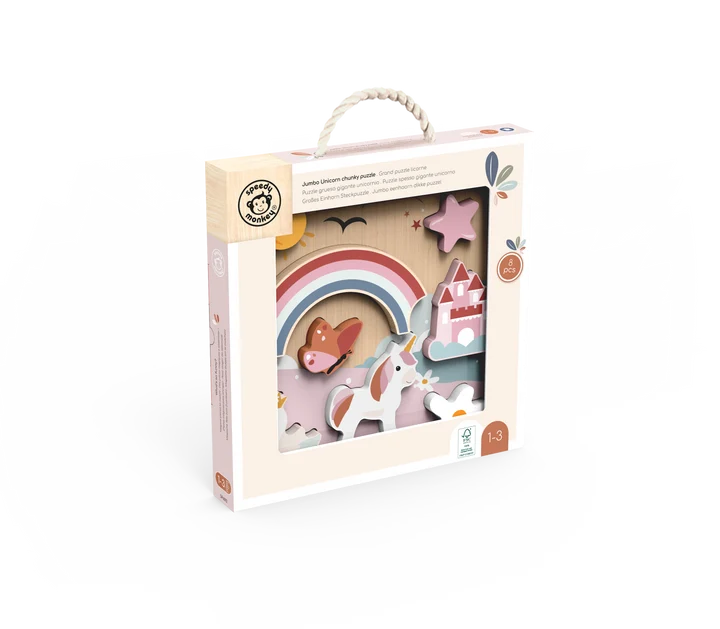 Speedy Monkey | jumbo puzzel eenhoorn