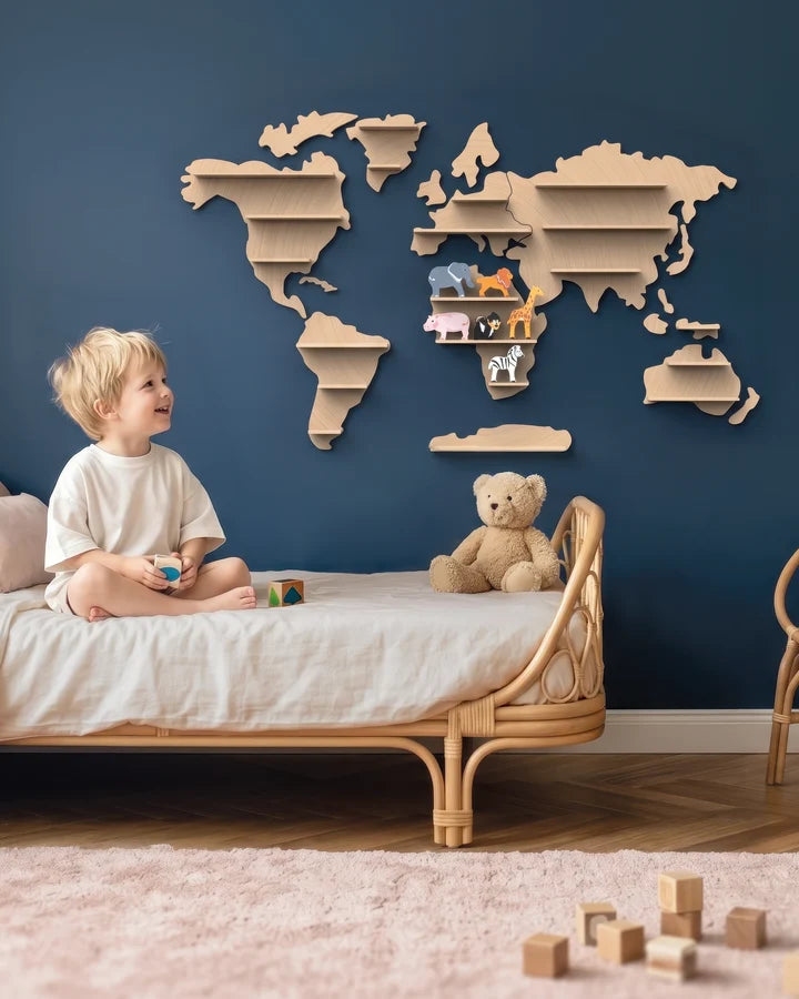 Speedy Monkey | dieren van de wereld display plank incl. dieren uit afrika