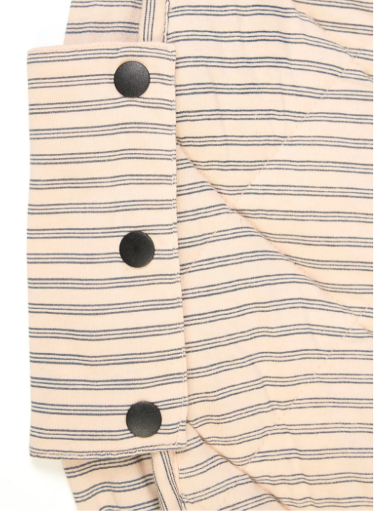 Play & go| organic babyspeelkleed & reistas - stripes blue