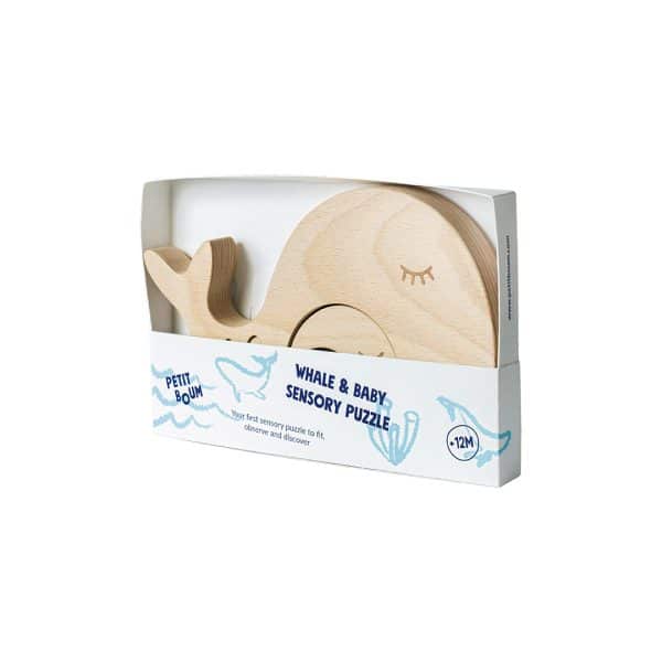 Petit Boum | Sensorische puzzel Walvis