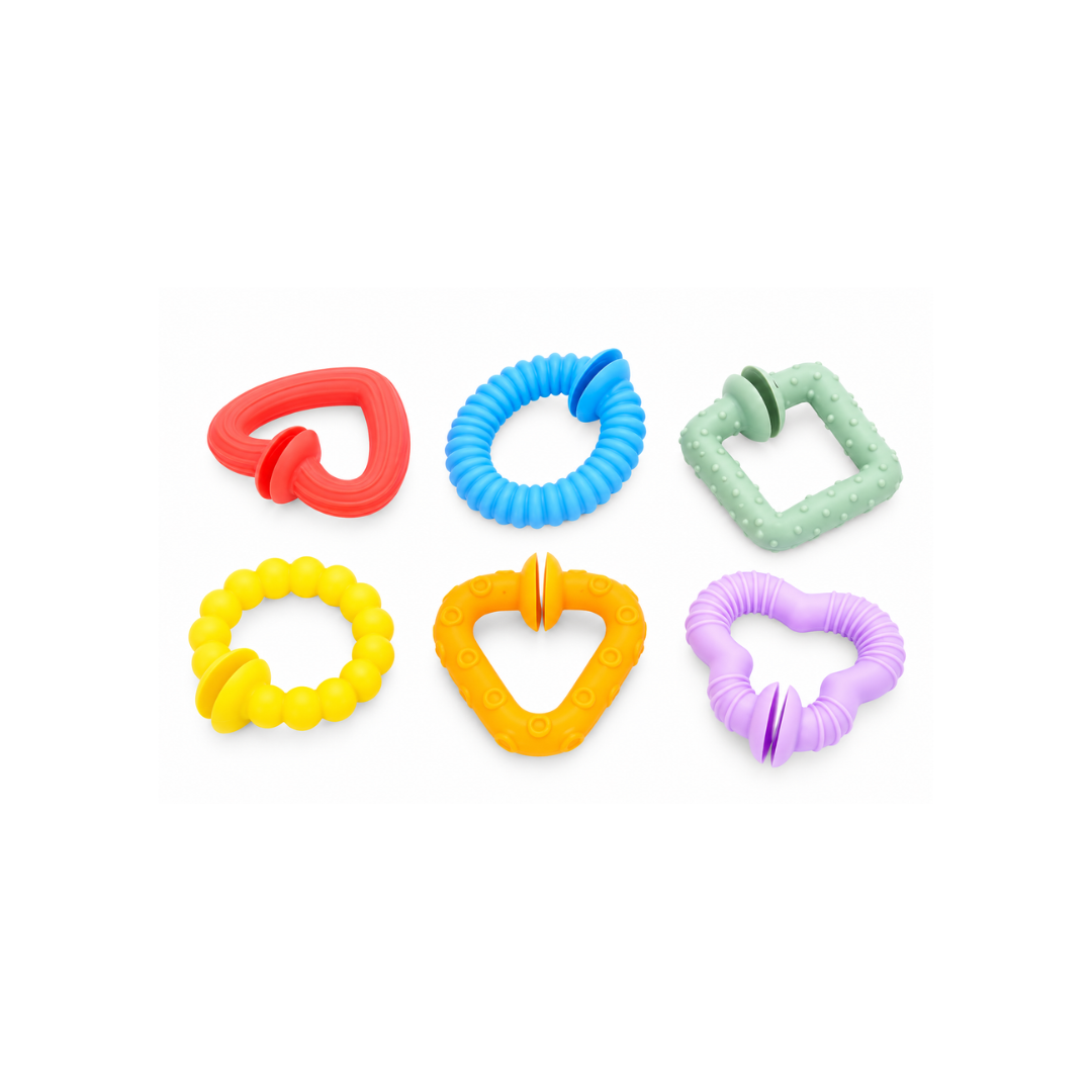 Tickit | silisoft pop loops regenboog
