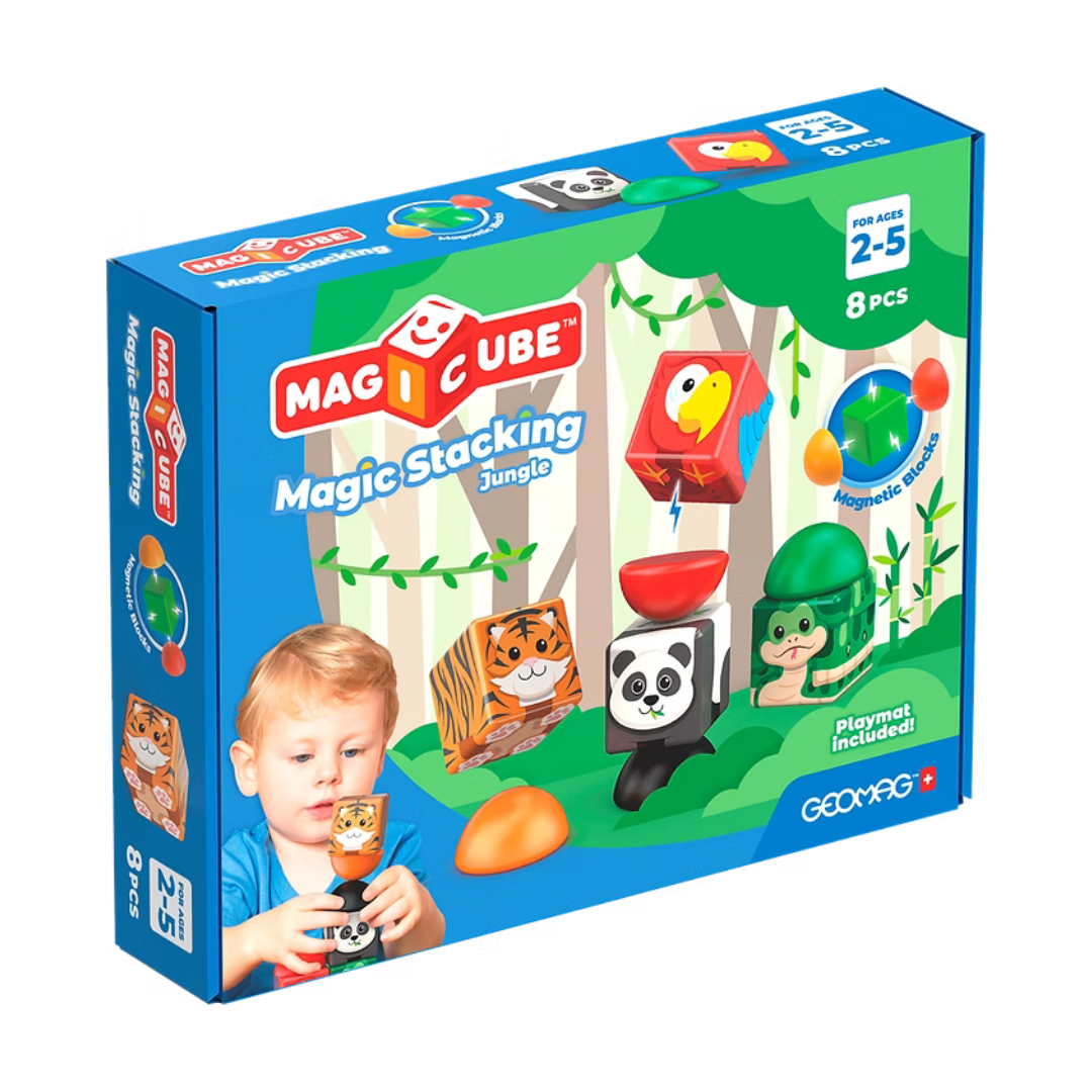 Geomag | magicube blocks stacking jungle 8pcs