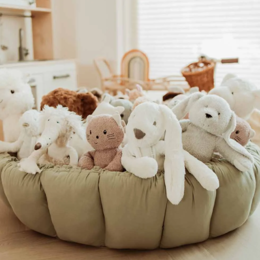 Play & Go | Organic babyspeelkleed & cocon - meadow green