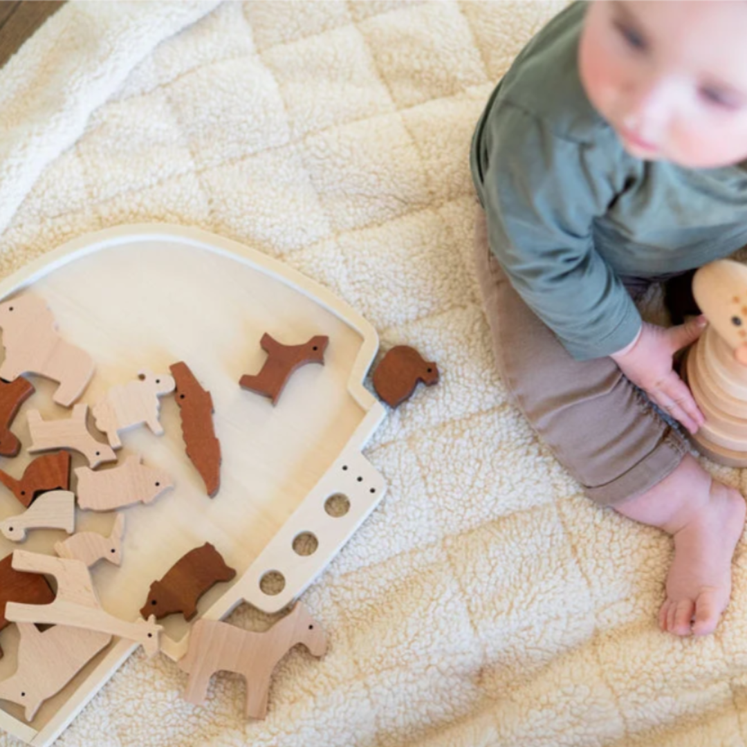 Play & Go | Babyspeelkleed & reistas - oak teddy