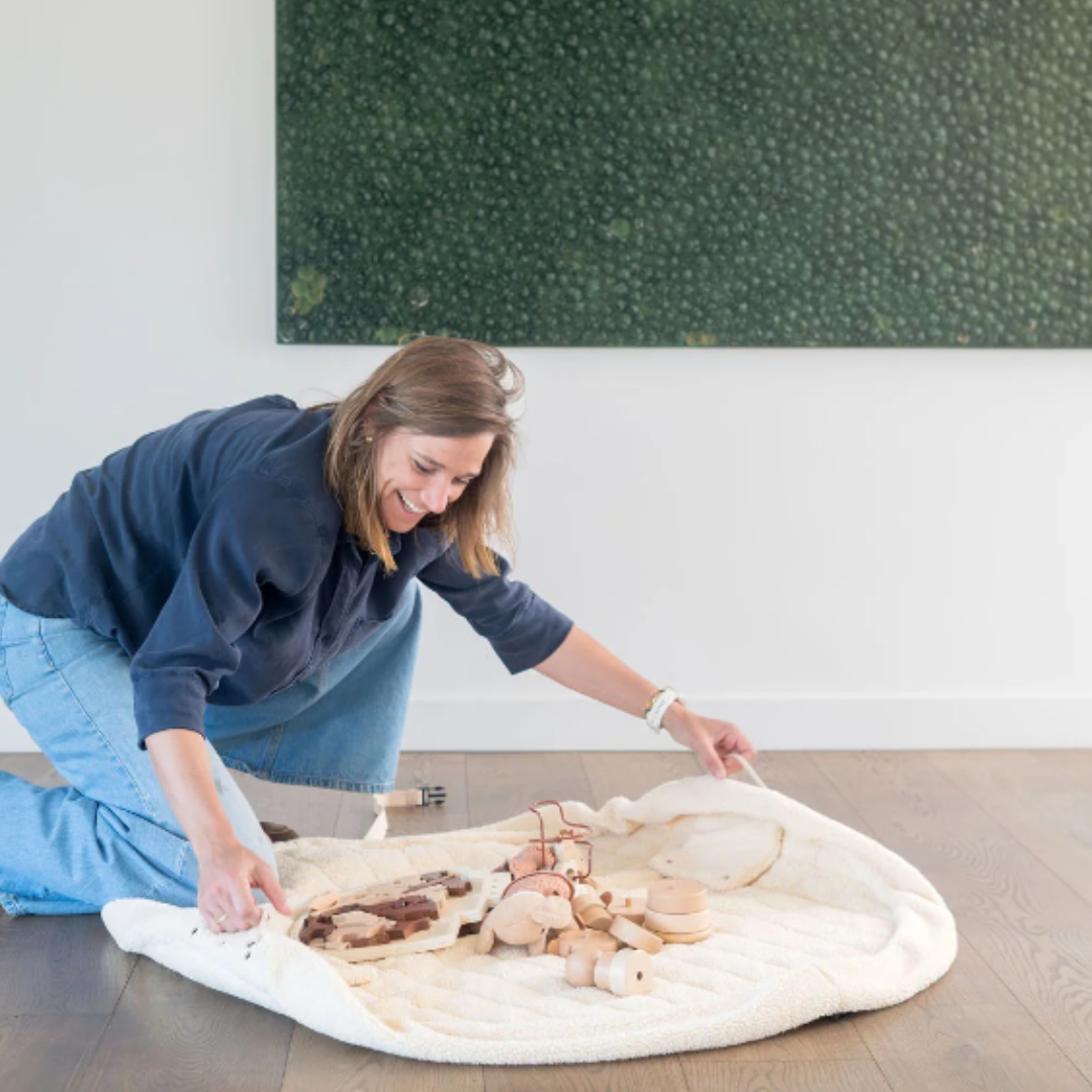 Play & Go | Babyspeelkleed & reistas - oak teddy