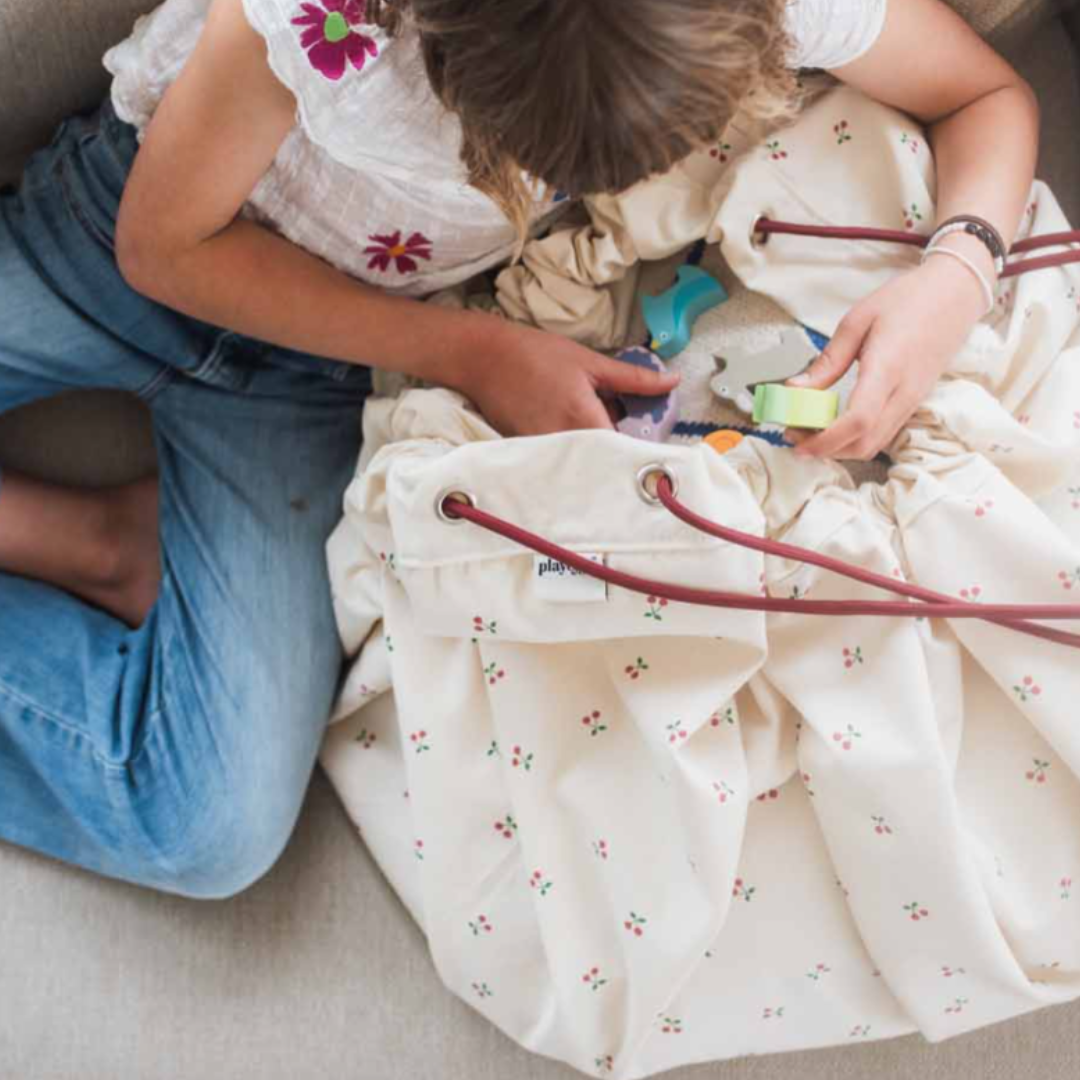 Play & Go | Speelkleed & opbergzak - cherry cherry