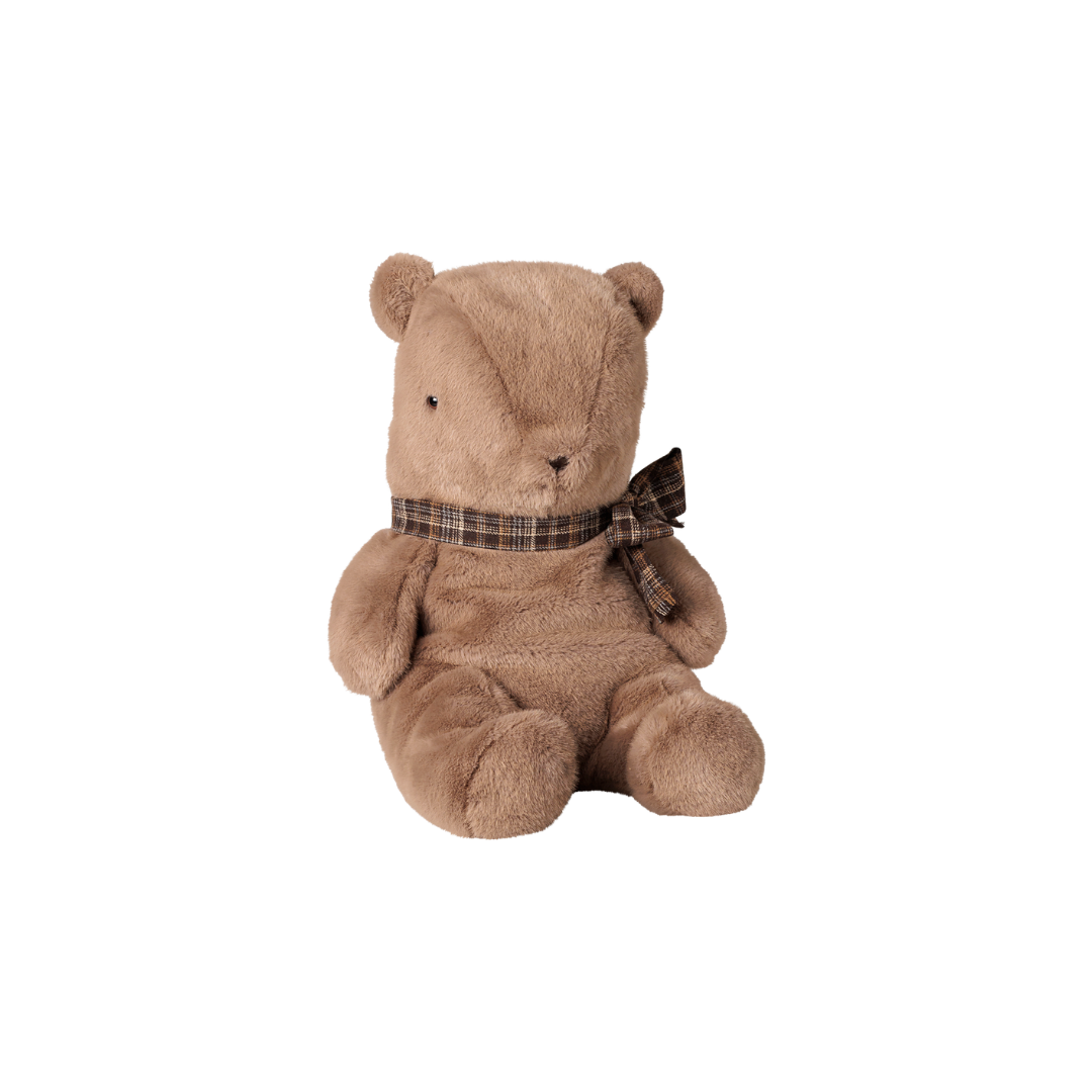 Maileg | teddy beer plush large dark mushroom