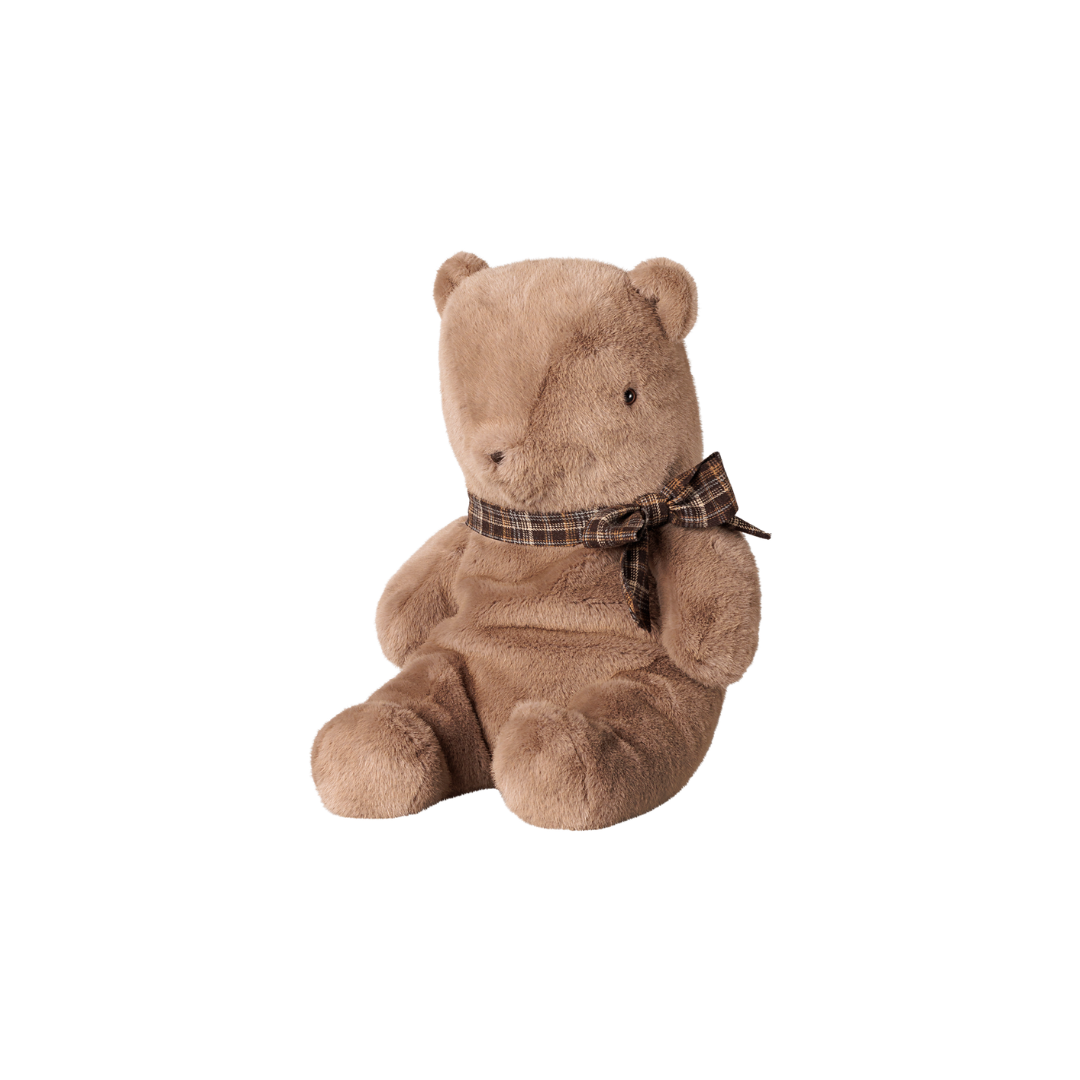 Maileg | teddy beer plush large dark mushroom