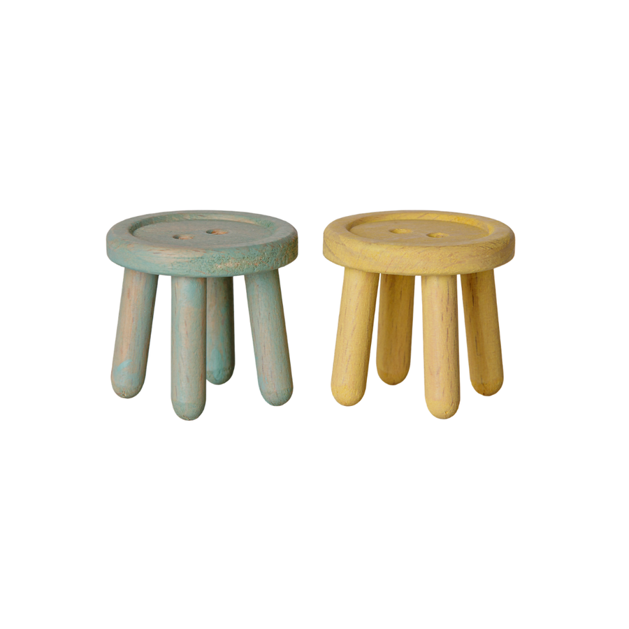 Maileg | stoelenset voor muizen mint/ licht geel