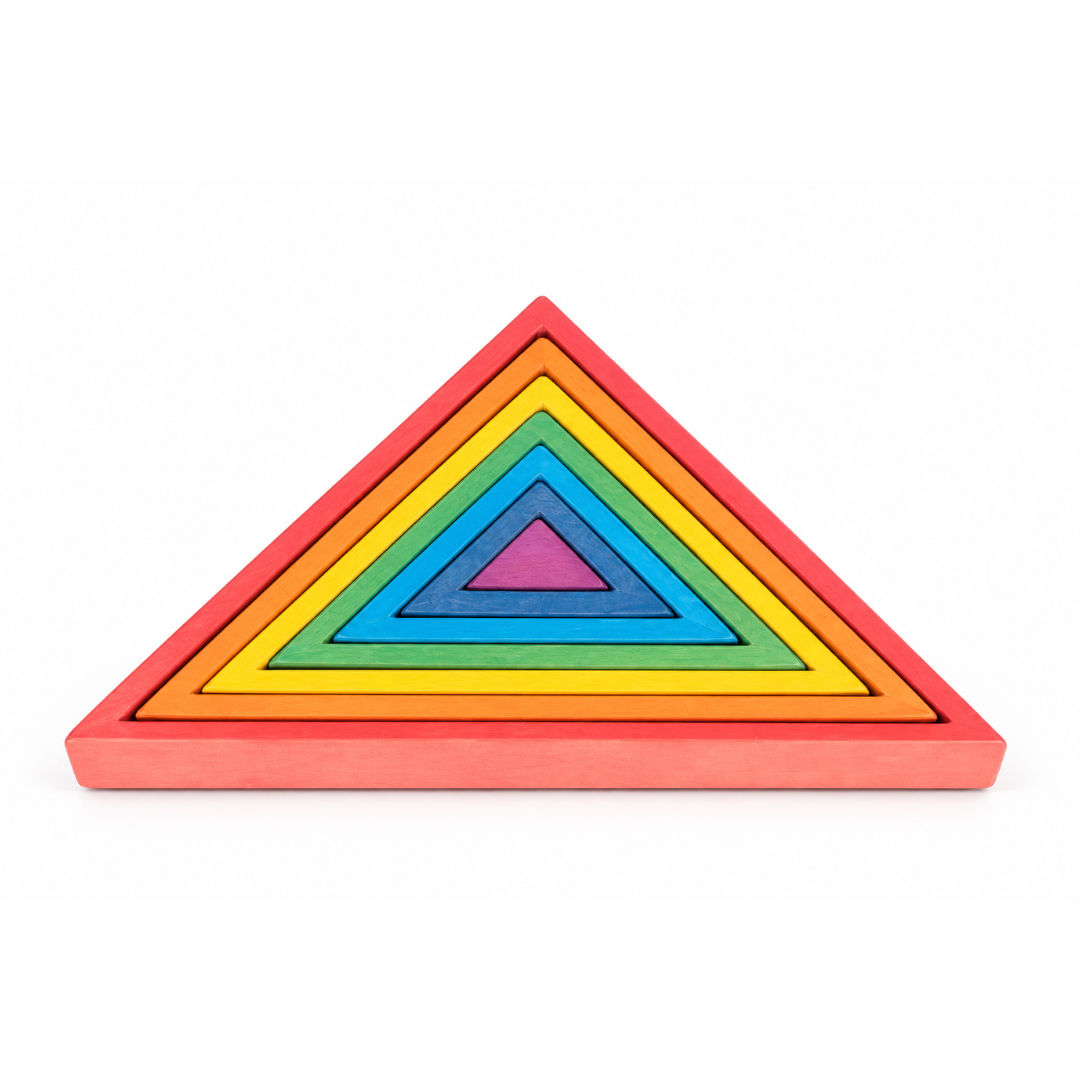 Tickit | regenboog houten architect driehoeken