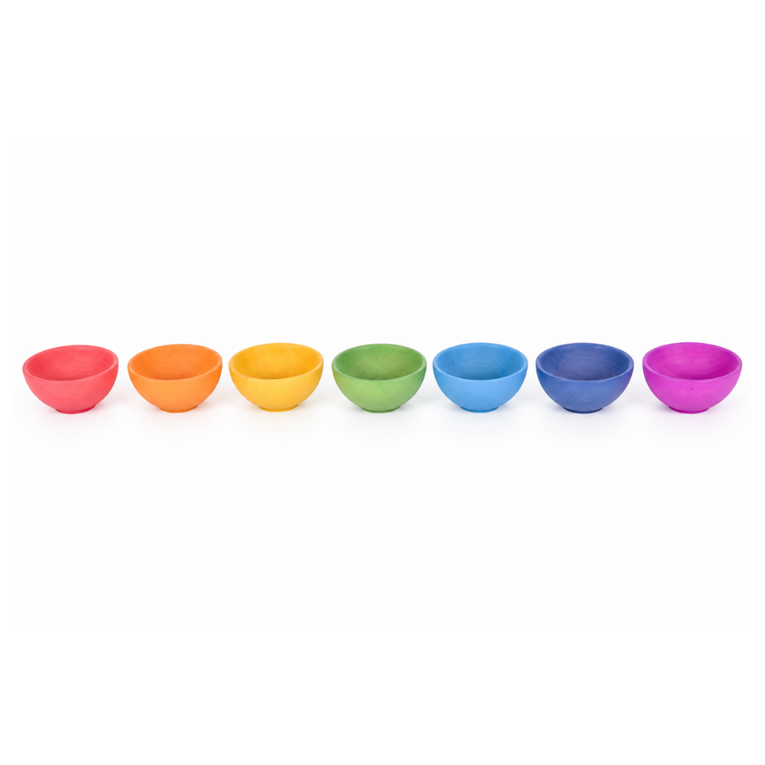 Tickit | regenboog houten kommen