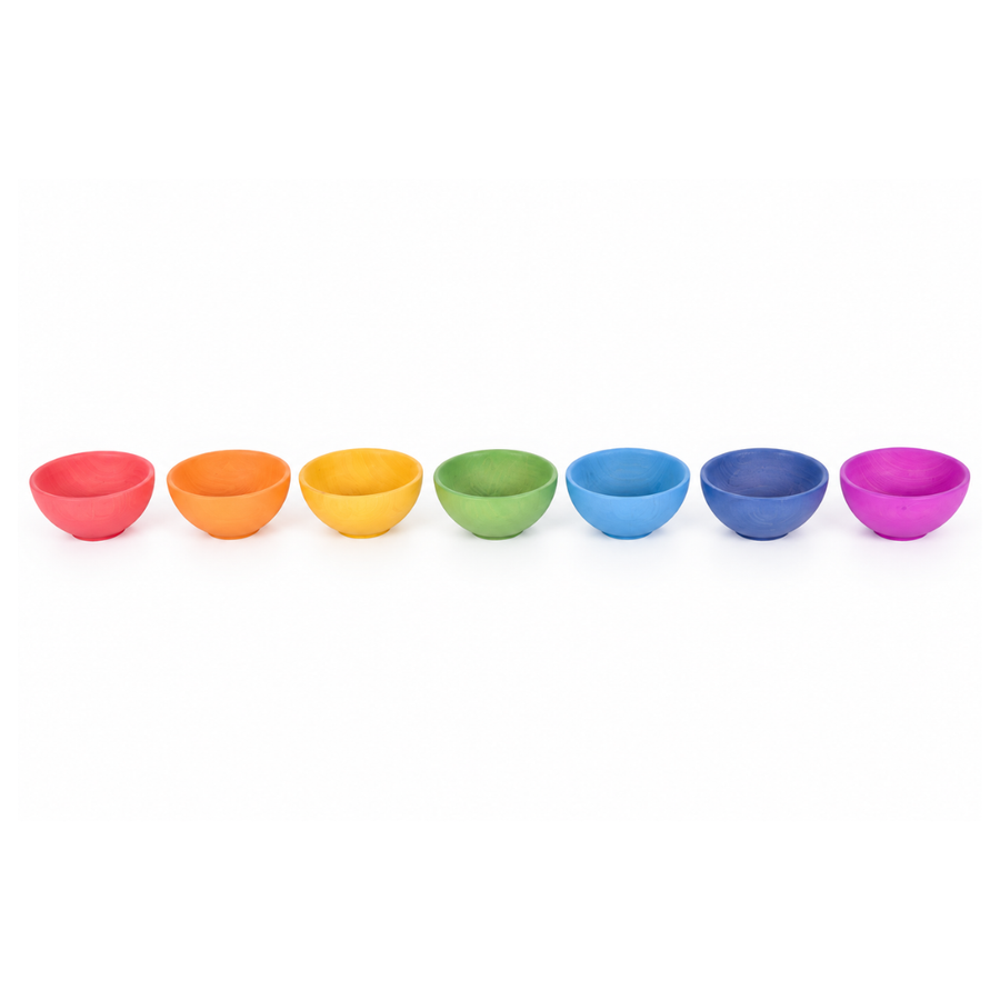 Tickit | regenboog houten kommen
