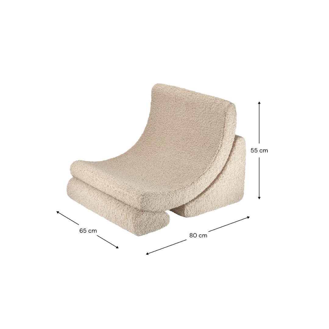 Wigiwama | Kinderzetel Moon Chair Biscuit