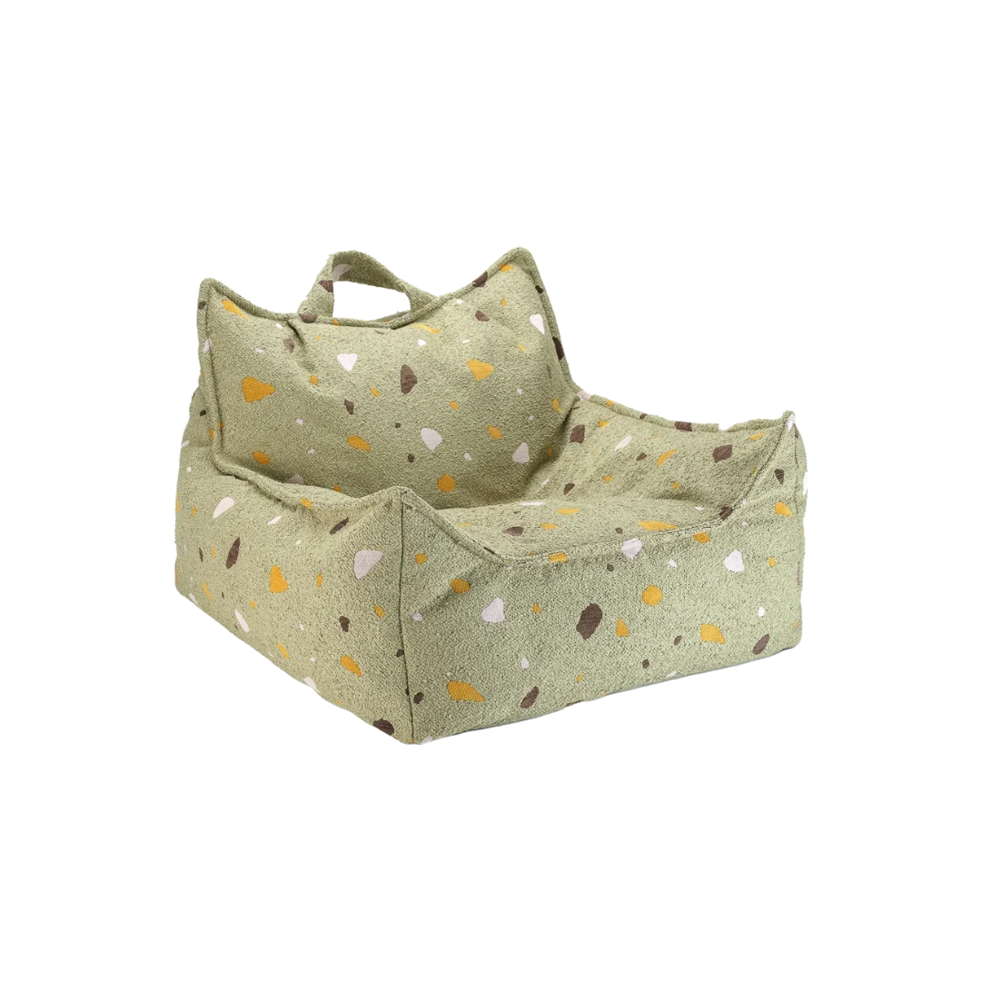Wigiwama | Zitzak Beanbag Chair Terrazzo Moss