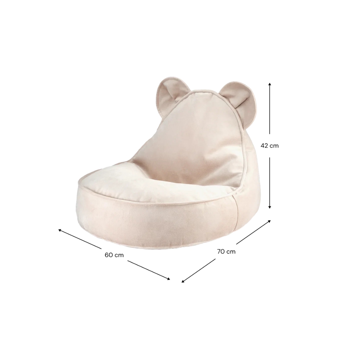 Wigiwama | Zitzak Bear Beanbag Dusty Beige