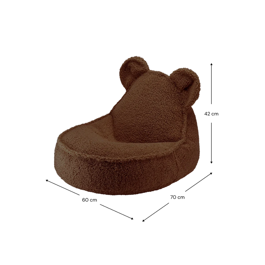 Wigiwama | Zitzak Bear Beanbag Warm Hazel