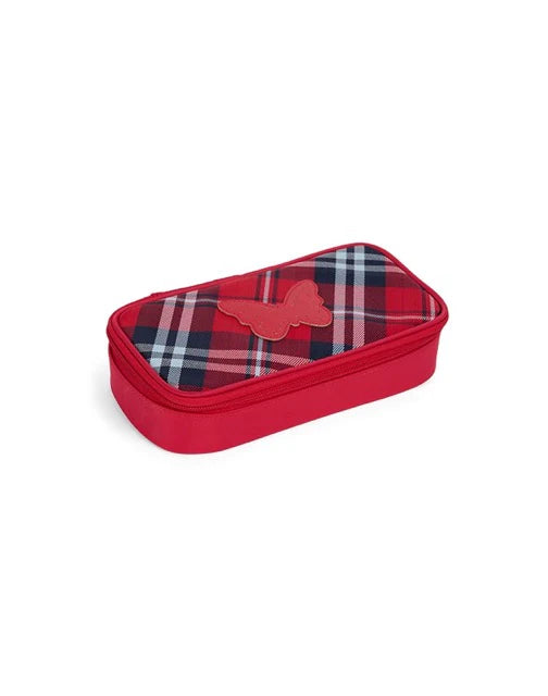 Caramel et cie | modulaire pennenzak papillon tartan rouge