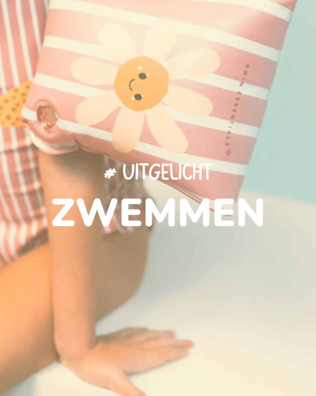 Foto van kind zwembandjes 