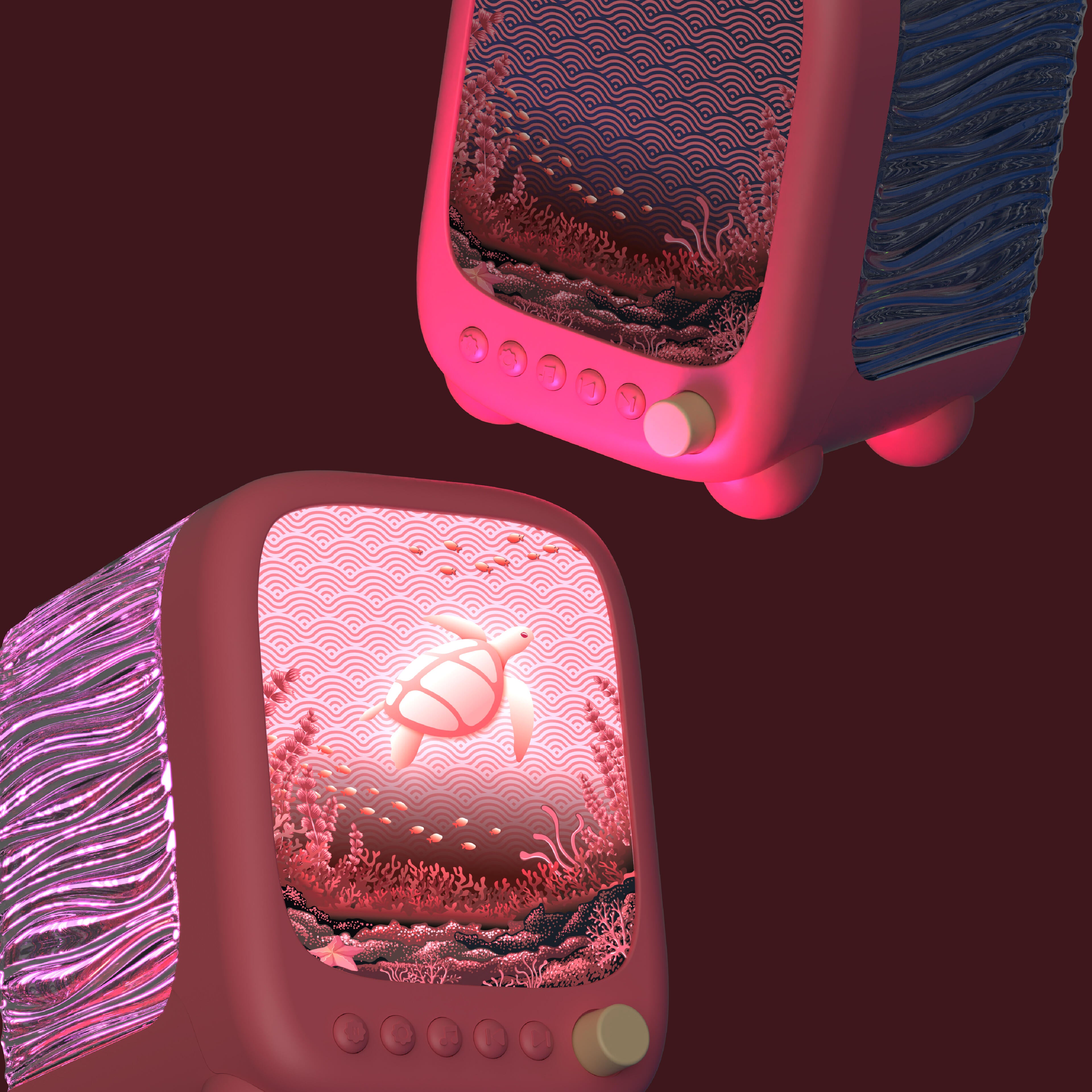 Mob | wavy light coral