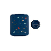 Citron | grand lunchbox blue dino