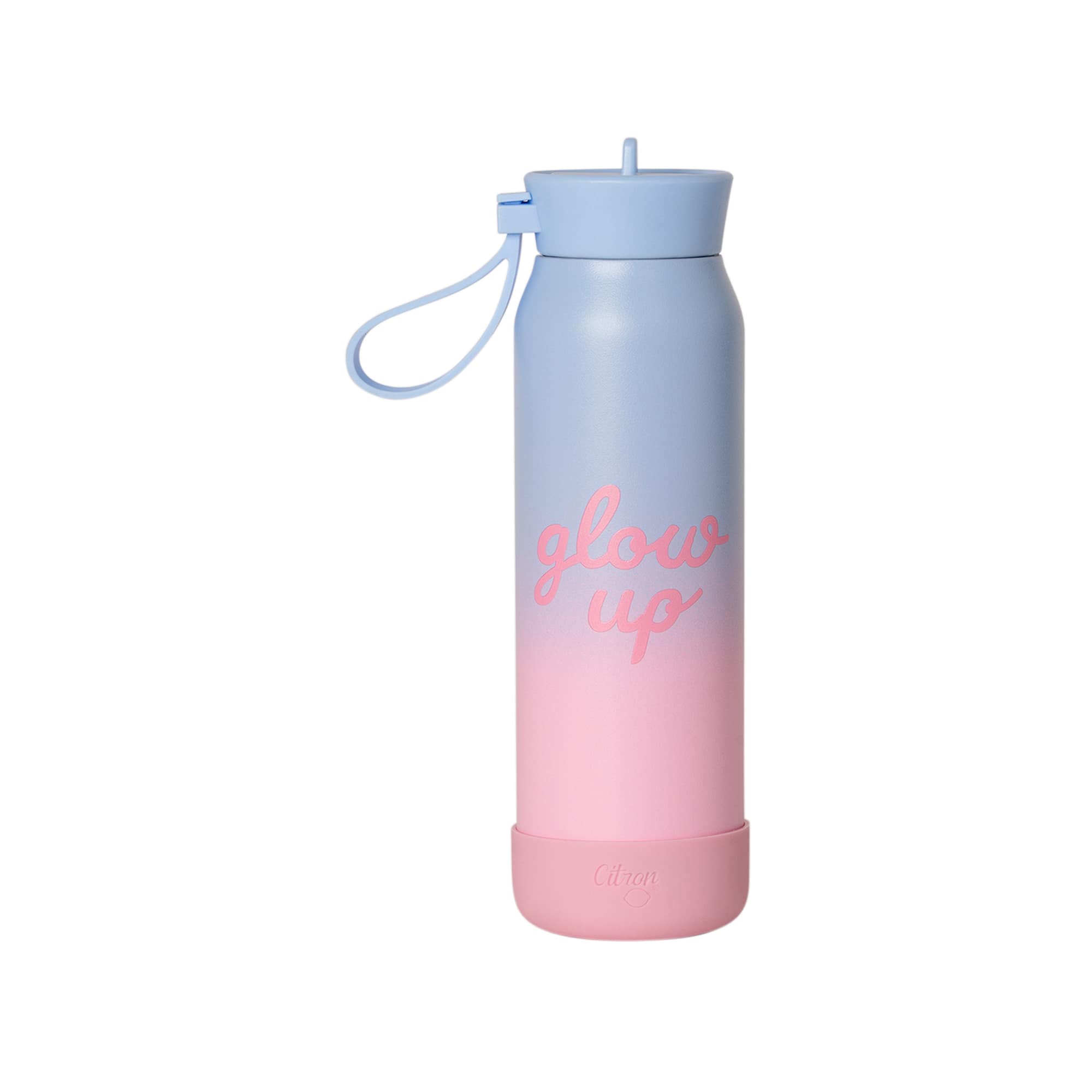 Citron | small water bottle 350ml glow up blue pink